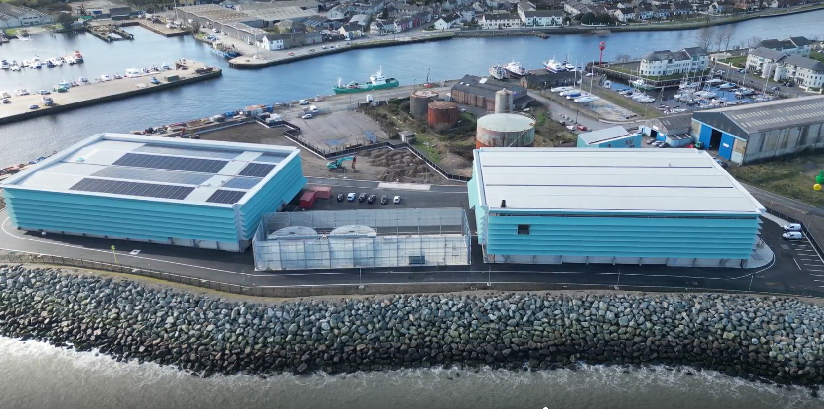 Figure 8: Completed Arklow Wastewater Treatment Plant Site February 2025 