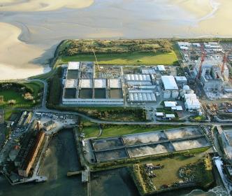 A wastewater treatment plant in Ringsend