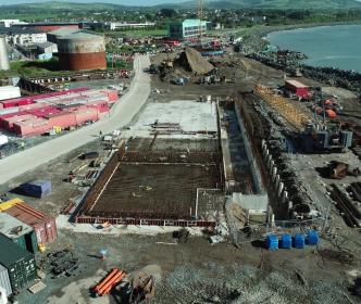 A construction site